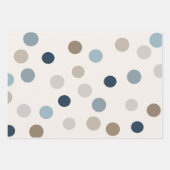 Denim Patchwork Bear Napkins Inpakpapier Vel (Voorkant 2)