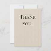 Denim Patchwork Bear Thank You Card Bedankkaart (Achterkant)