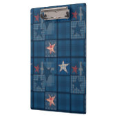 Denim-patchwork Klembord (Links)