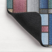 Denim Patchwork Muismat (Hoek)