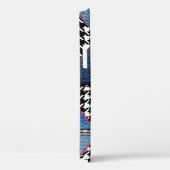 Denim Patchwork: naadloos stoffenpatroon Case-Mate iPhone Case (Achterkant / Rechts)