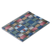 Denim Patchwork Notitieboek (Linkerzijde)