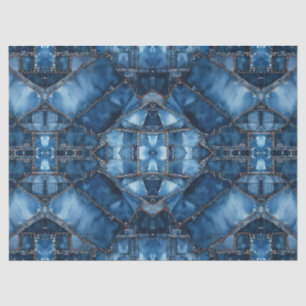 Denim Patchwork Pattern - Ava Tissuepapier
