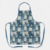 Denim Patchwork Schort (Voorkant)