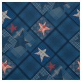 Denim-patchwork Stof (Swatch)