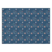 Denim-patchwork Tafelkleed (Voorkant (Horizontaal))