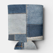 Denim Patchwork: textielpatroon Blikjeskoeler (Achterkant)