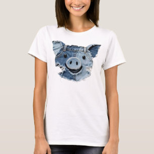 Denim Patchwork Varken T-shirt
