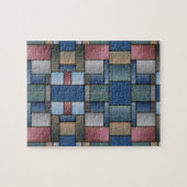 Denim Pattern Legpuzzel (Horizontaal)