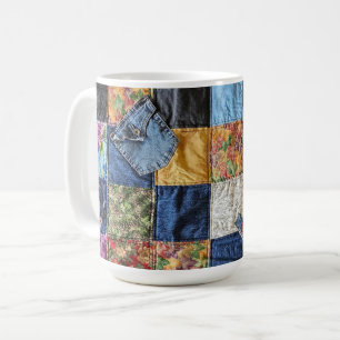 Denim Pocket Quilt Koffiemok