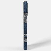 Denim & Rhinestones Chic Case-Mate iPhone Case (Achterkant / Rechts)