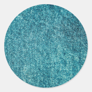Denim Ronde Sticker
