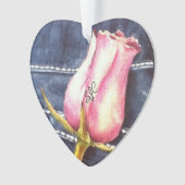 DENIM ROSEBUD VALENTINE ORNAMENT (devant)