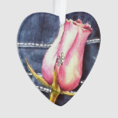 DENIM ROZE ROSEBUD VALENTIJN ORNAMENT (voorkant)