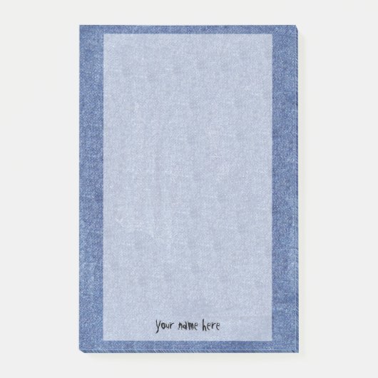 Denim Search and Jouw naam Post-it® Notes (Voorkant)
