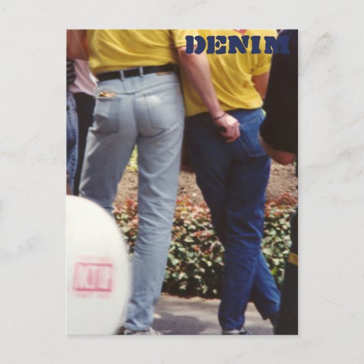 Denim Series 08 claimed Jeans Briefkaart (Voorkant)