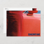 Denim Series 09 Red Jeans Briefkaart (Voorkant / Achterkant)