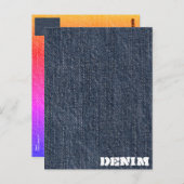 Denim Series 10 Denim Briefkaart (Voorkant / Achterkant)