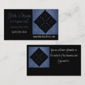 Denim Sewing Patchwork-Visitekaartjes Visitekaartje (Voorkant / Achterkant)