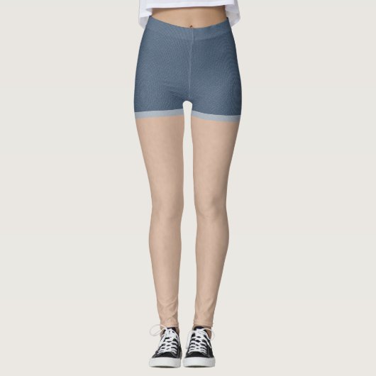 Denim Shorts Leggings (Voorkant)