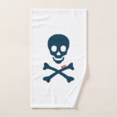 Denim Skull Bad Handdoek (Handdoek)