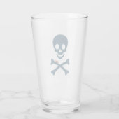 Denim Skull Glas (Achterkant)
