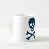 denim skull koffiemok (Voorkant links)