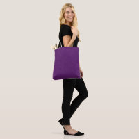 Denim texturé violet, Sac fourre - tout