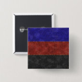 Denim Textured Seamless Polyamory Pride Flag Vierkante Button 5,1 Cm (Voorkant /achterkant)