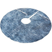 Denim textuur: blauwe jeans achtergrond. kerstboom rok (Gekanteld)