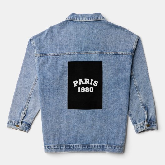 "Denim Touch" Denim Jacket (Achterkant)