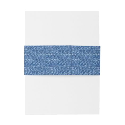 Denim Uitnodigingen Wikkel (Achterkant Voorbeeld)