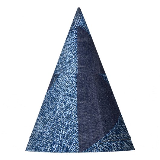 Denim Urban: Gestreepte patchwork. Feesthoedjes (Voorkant)