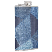 Denim Urban: Gestreepte patchwork. Heupfles (Rechts)