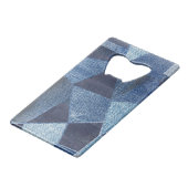 Denim Urban : Patchwork à rayures détendues. (Dos Angle)