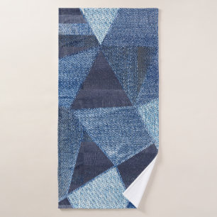 Denim Urban : Patchwork à rayures détendues.