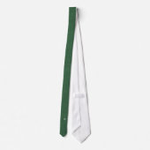 Dénim vert foncé Moderne Monogramme cravate à un c (Dos)