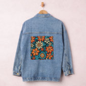 Denim Veste Floral Folal Style Folk (Hangar)