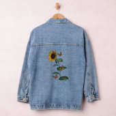 Denim Veste Floral Papillon Tournesol (Hangar)