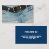 Denim Visitekaartje  Mode (Voorkant / Achterkant)