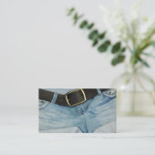 Denim Visitekaartje  Mode (Staand voorkant)