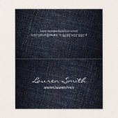 Denim Visitekaartjes (Buitenkant ongevouwen)
