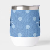 Denim Washed Polka Dot (Links)