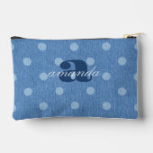 Denim Washed Polka Dot Etui (Achterkant)