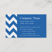 Deniml Bold Chevron Monogram Carte de visite (Dos)