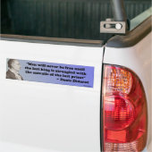 Denis Diderot Bumpersticker (Op Truck)