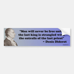 Denis Diderot Bumpersticker
