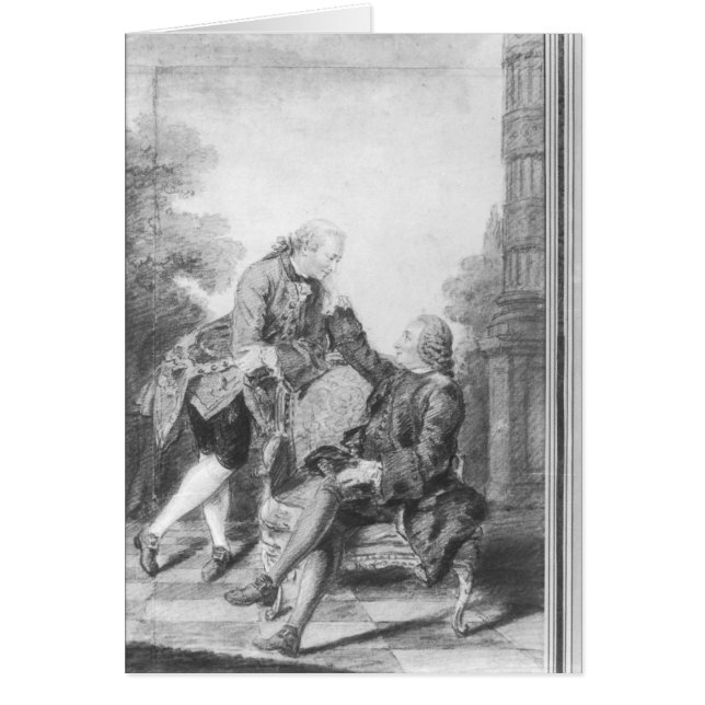 Denis Diderot et Melchior, baron de Grimm (Devant)