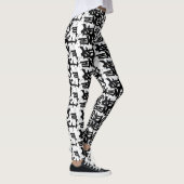 DENIS EMER BRAND GRAFFITI LABELS COLLECTIE LEGGINGS (Rechts)