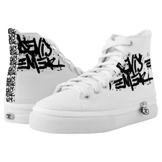 DENIS EMER originele graffiti design hip hop uniq High Top